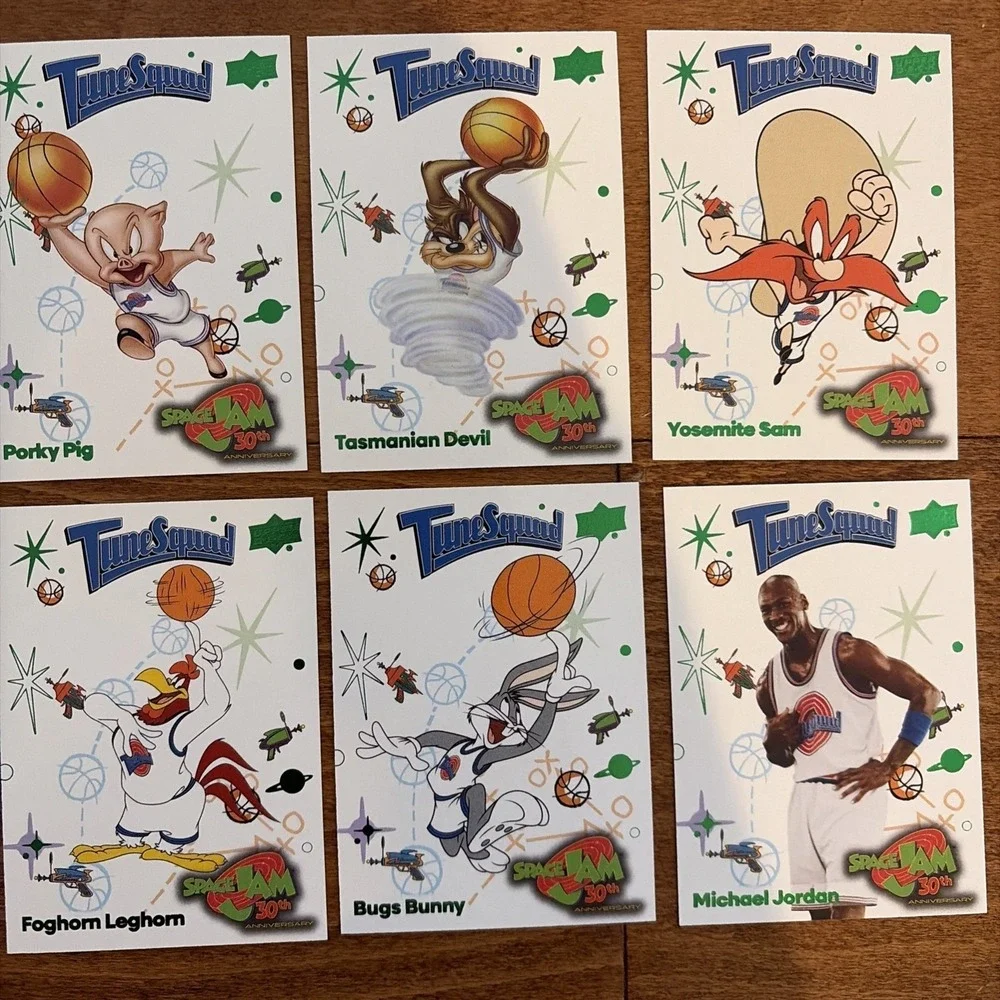 2026 Upper Deck Space Jam 30th Anniversary Complete Set #1-10 Michael NM